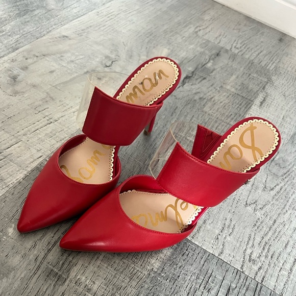 Sam Edelman Shoes - Beautiful red high heels size 5